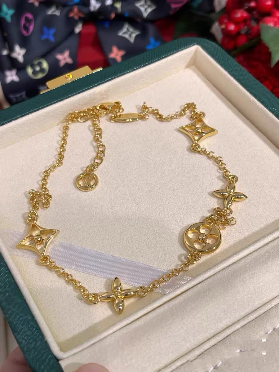 Louis Vuitton Gold Tone Bracelet